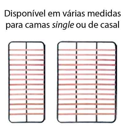 Estrados ripas fixo